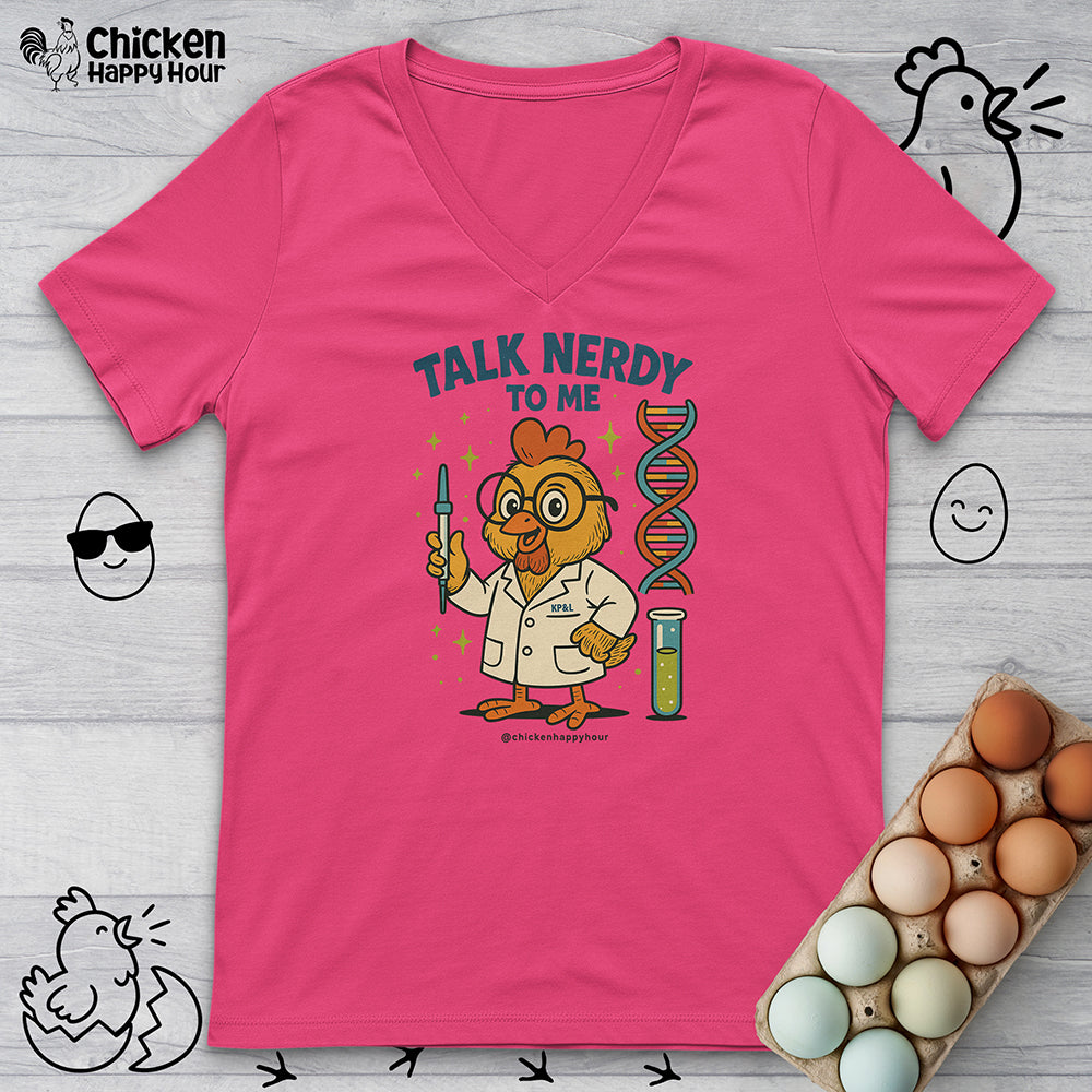 Talk Nerdy To Me V-Neck Tee