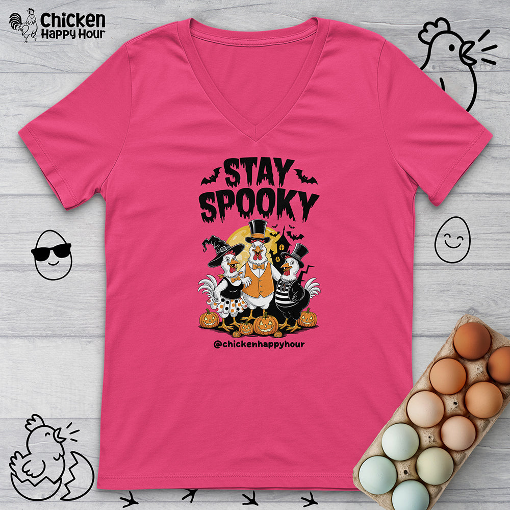 Stay Spooky V-Neck Tee