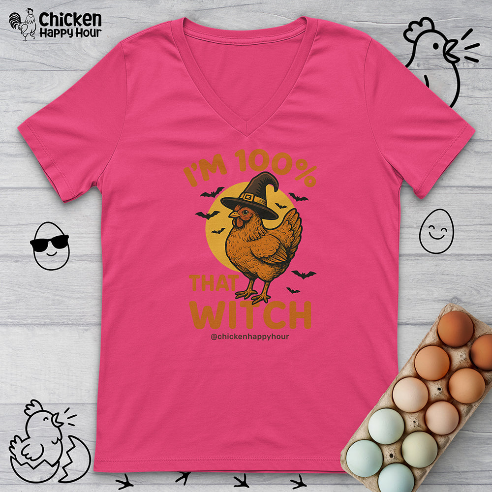 I'm 100% that Witch V-Neck Tee