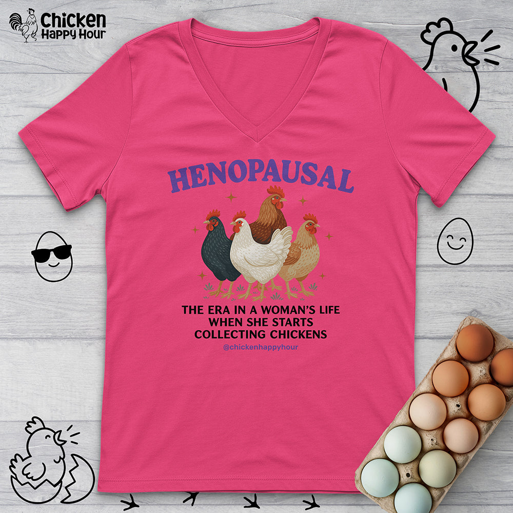 Henopausal V-Neck Tee