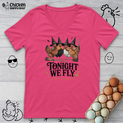 Tonight We Fly V-Neck Tee