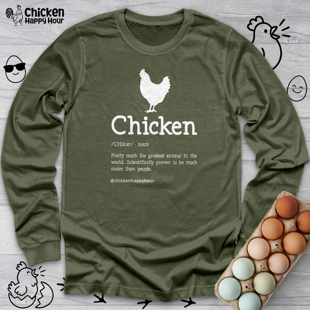 Chicken Definition Long Sleeve