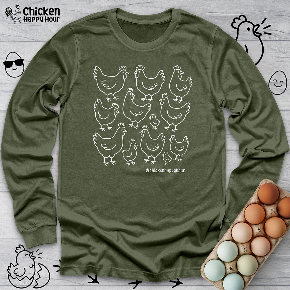 Chickens Long Sleeve