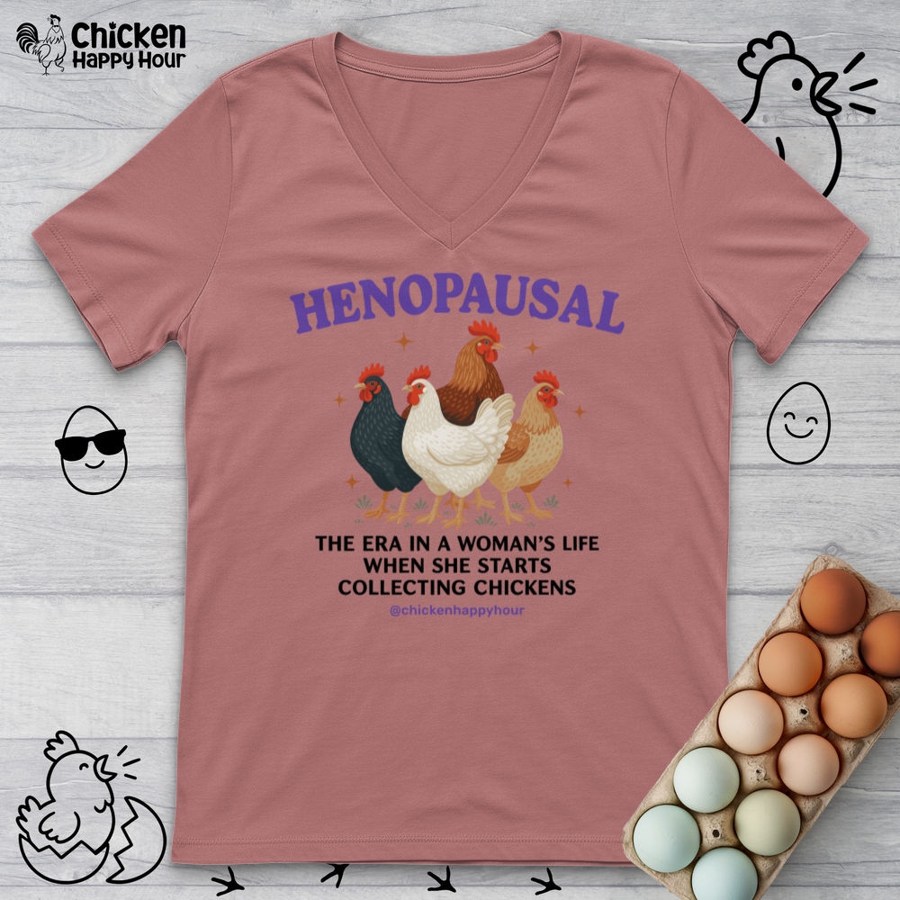 Henopausal V-Neck Tee