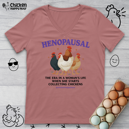 Henopausal V-Neck Tee