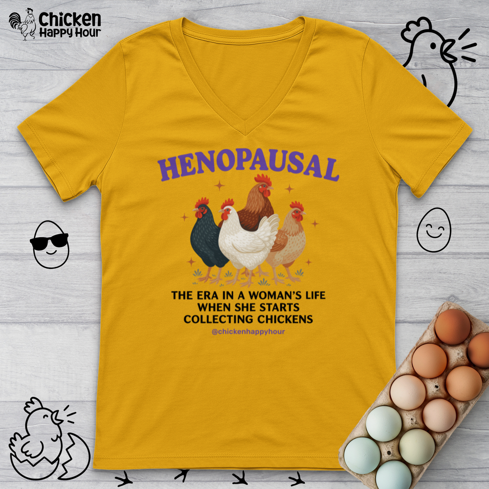 Henopausal V-Neck Tee
