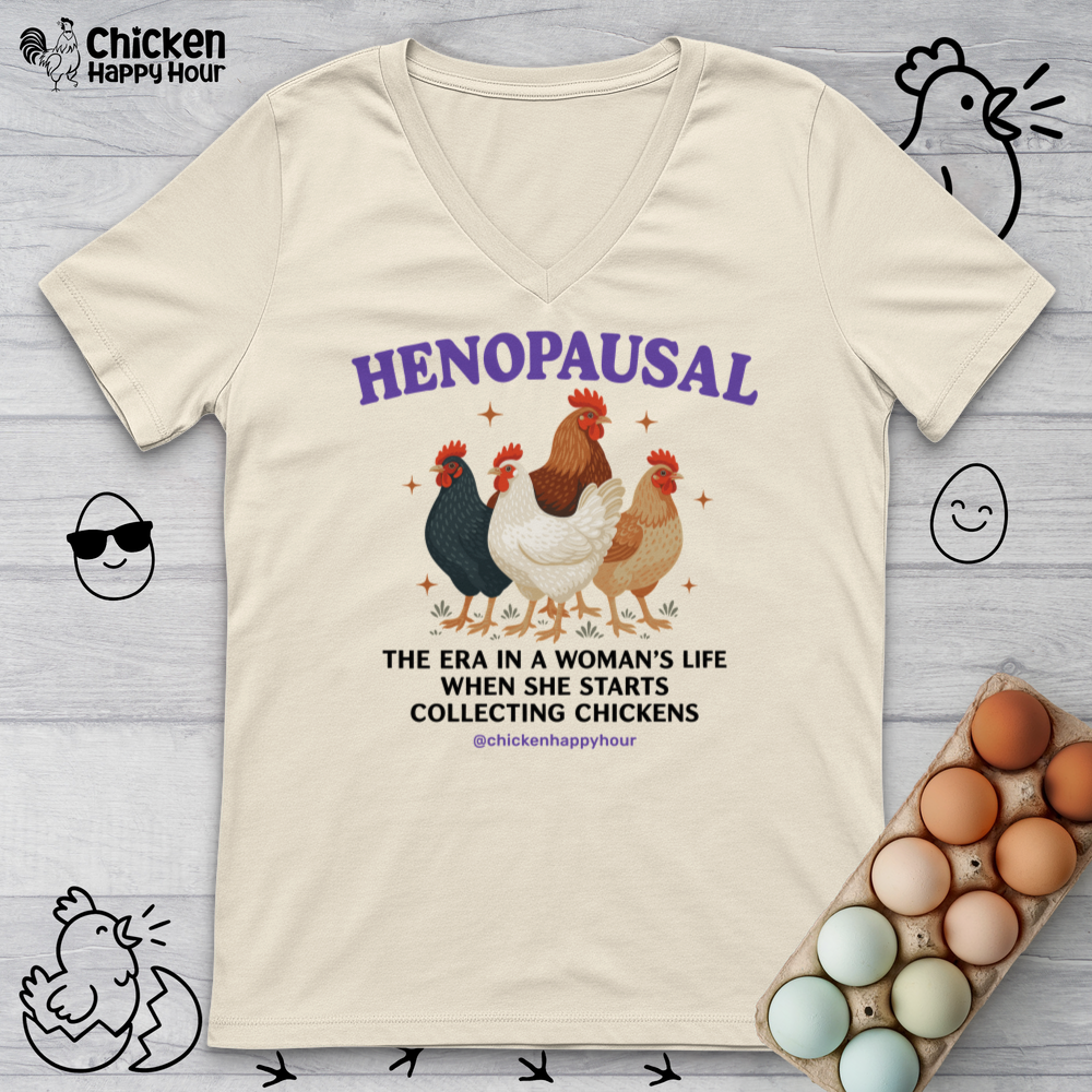 Henopausal V-Neck Tee