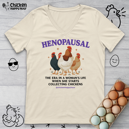 Henopausal V-Neck Tee