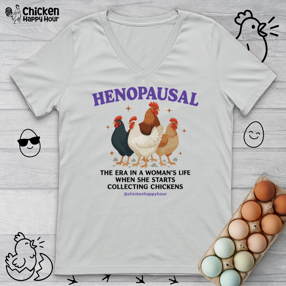 Henopausal V-Neck Tee