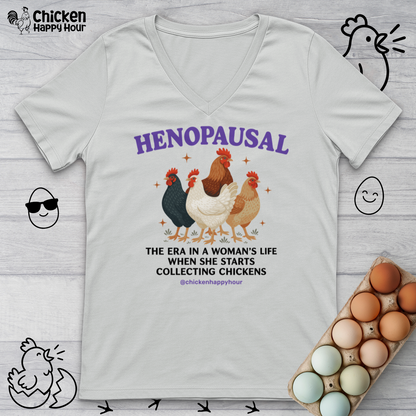Henopausal V-Neck Tee