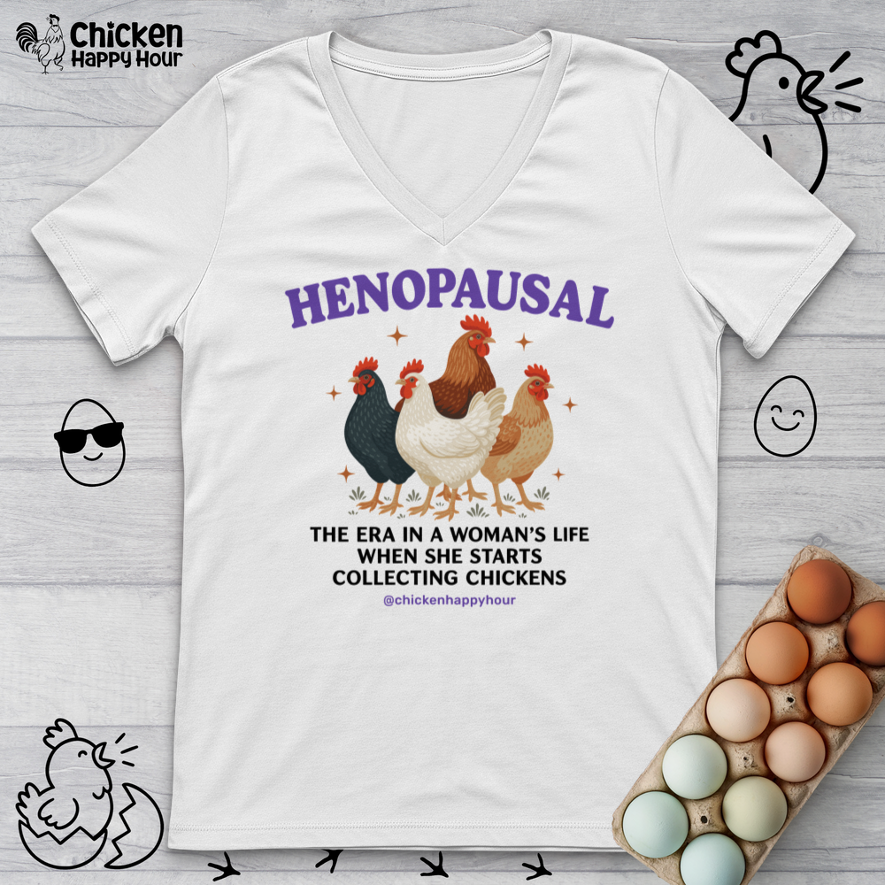Henopausal V-Neck Tee
