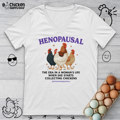 Henopausal V-Neck Tee