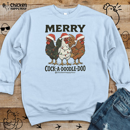 Merry Cock a Doodle Doo Crewneck