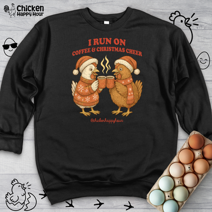 I Run on Coffee & Christmas Cheer Crewneck