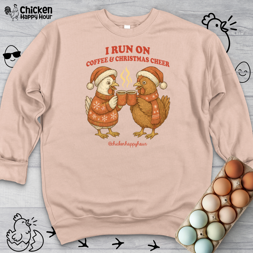 I Run on Coffee & Christmas Cheer Crewneck