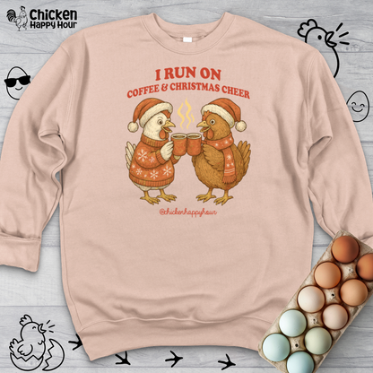 I Run on Coffee & Christmas Cheer Crewneck