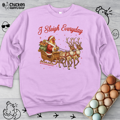 I Sleigh Everyday Crewneck
