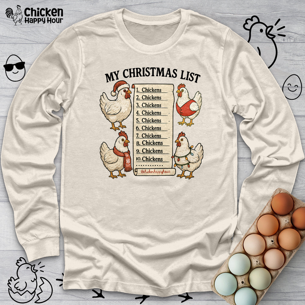 Christmas List Long Sleeve