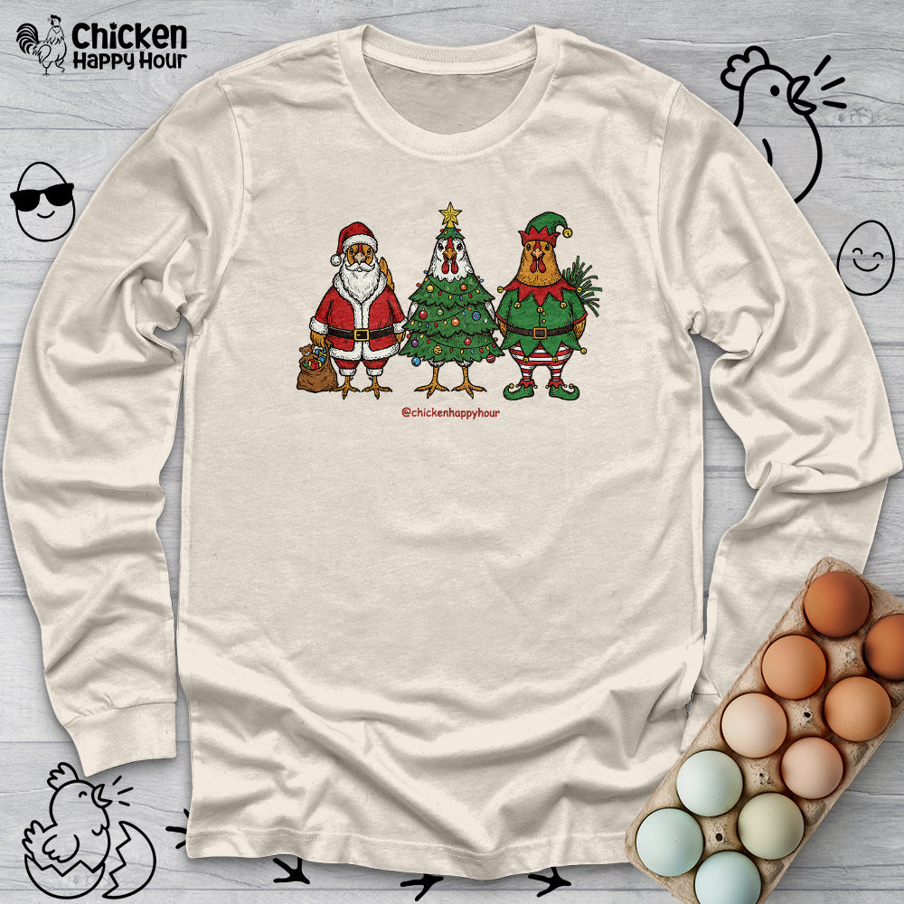 Christmas Chicken Long Sleeve