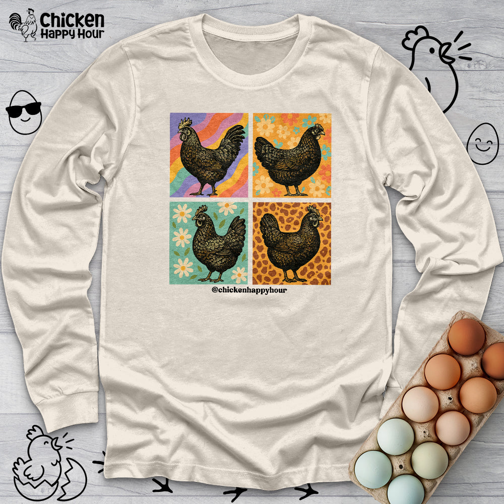 Retro Chicken Long Sleeve