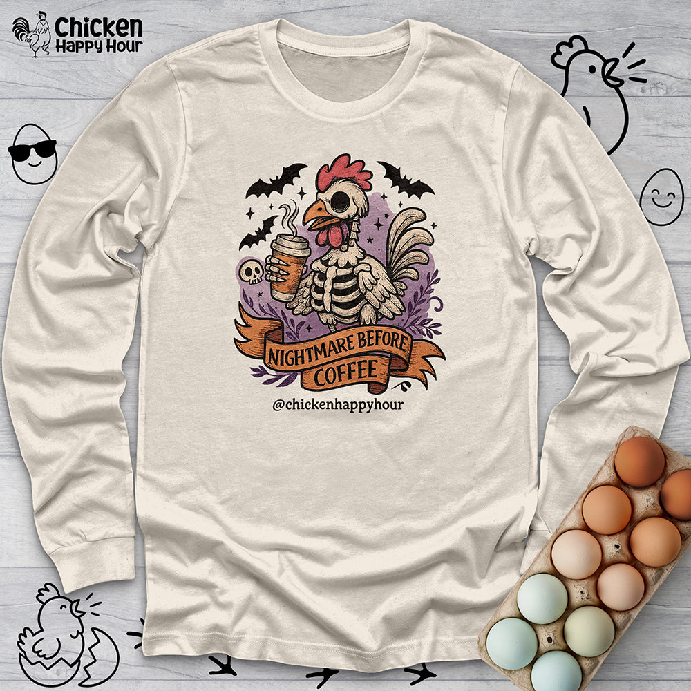 Nightmare Before Coffee Long Sleeve