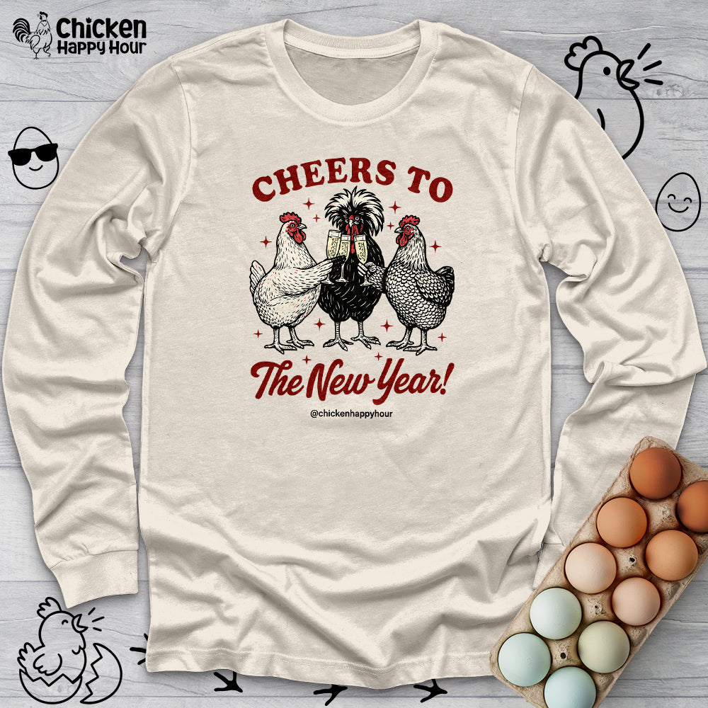 Cheers to The New Year Long Sleeve