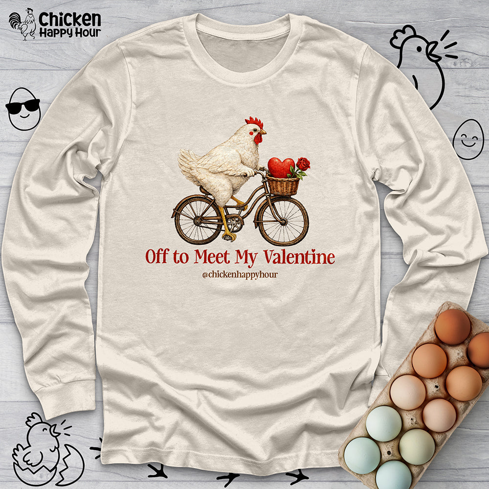 Off to Meet My Valentine Long Sleeve