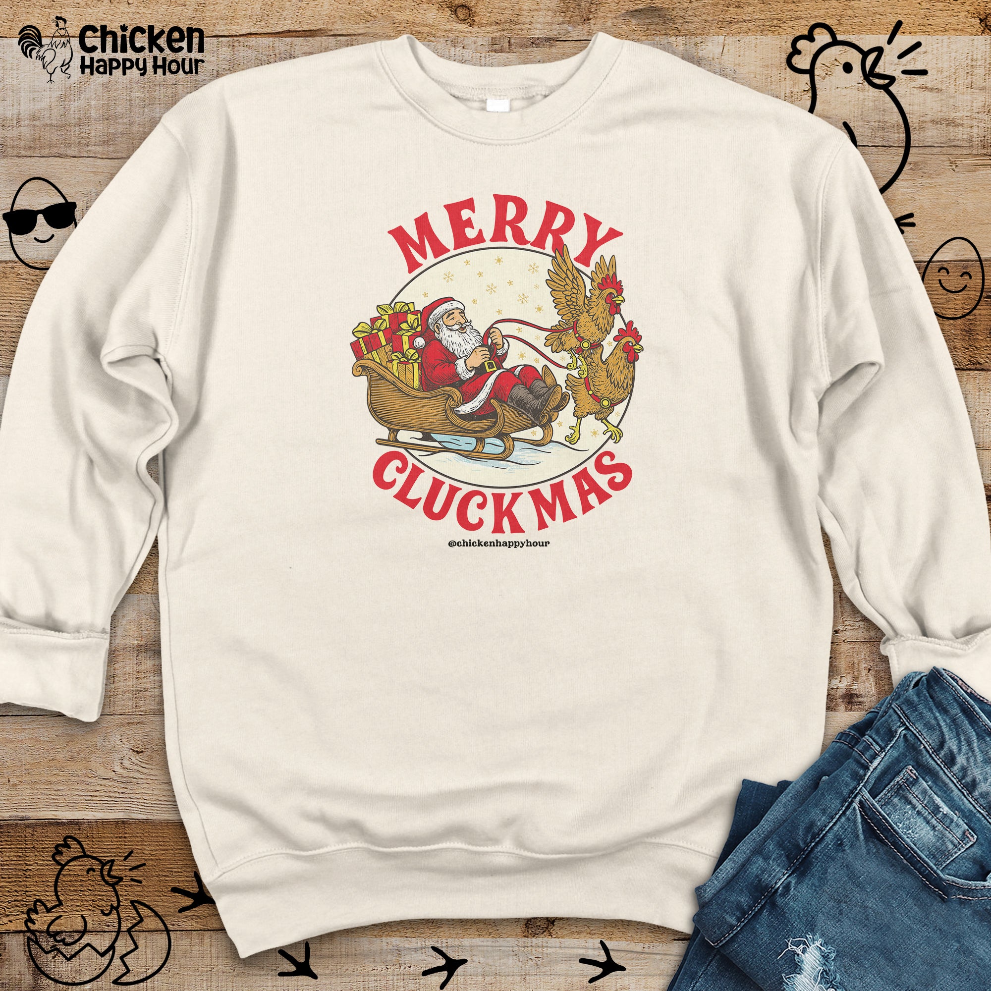 Merry Cluckmus Sweatshirt