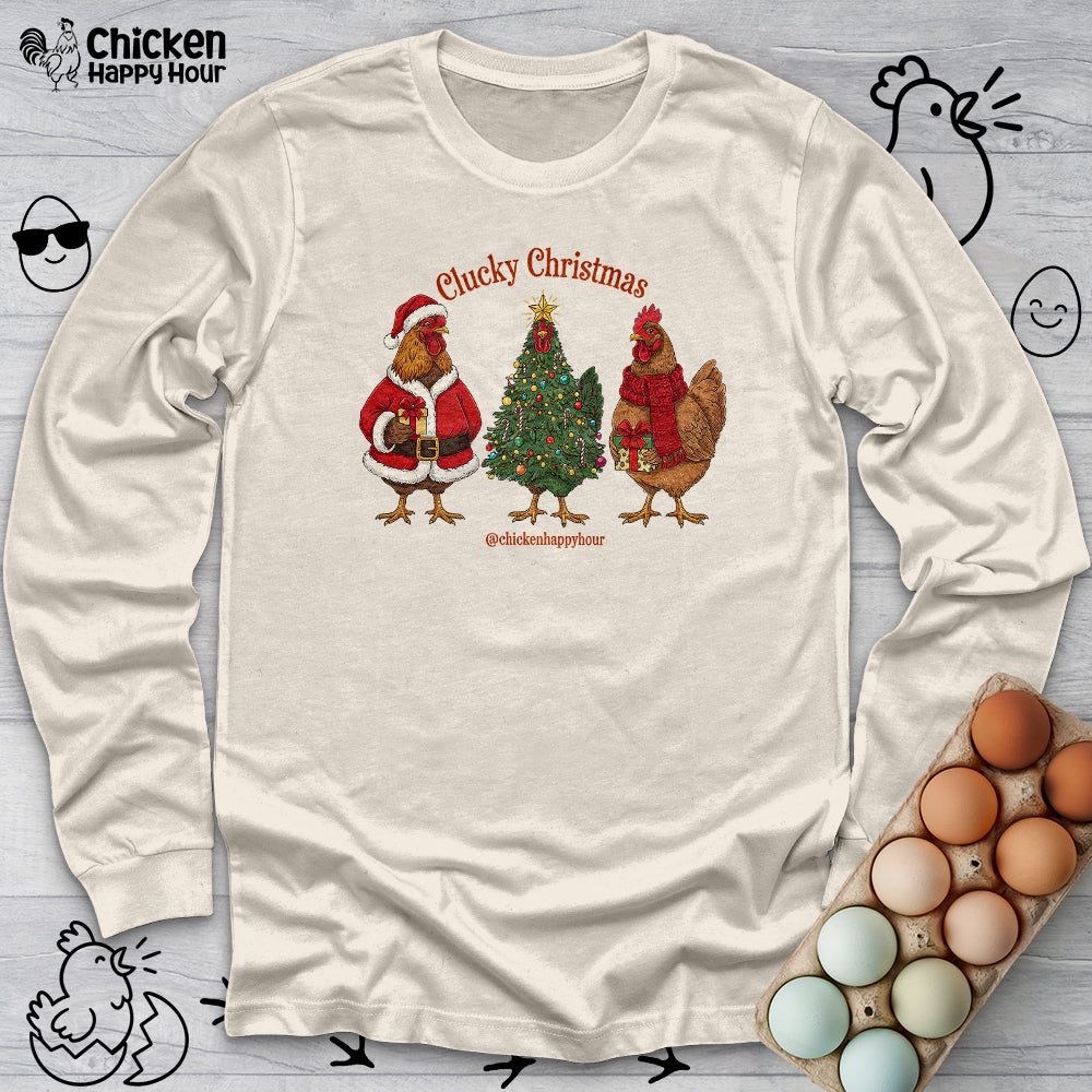 Clucky Christmas Long Sleeve
