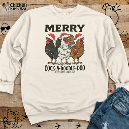 Merry Cock a Doodle Doo Crewneck