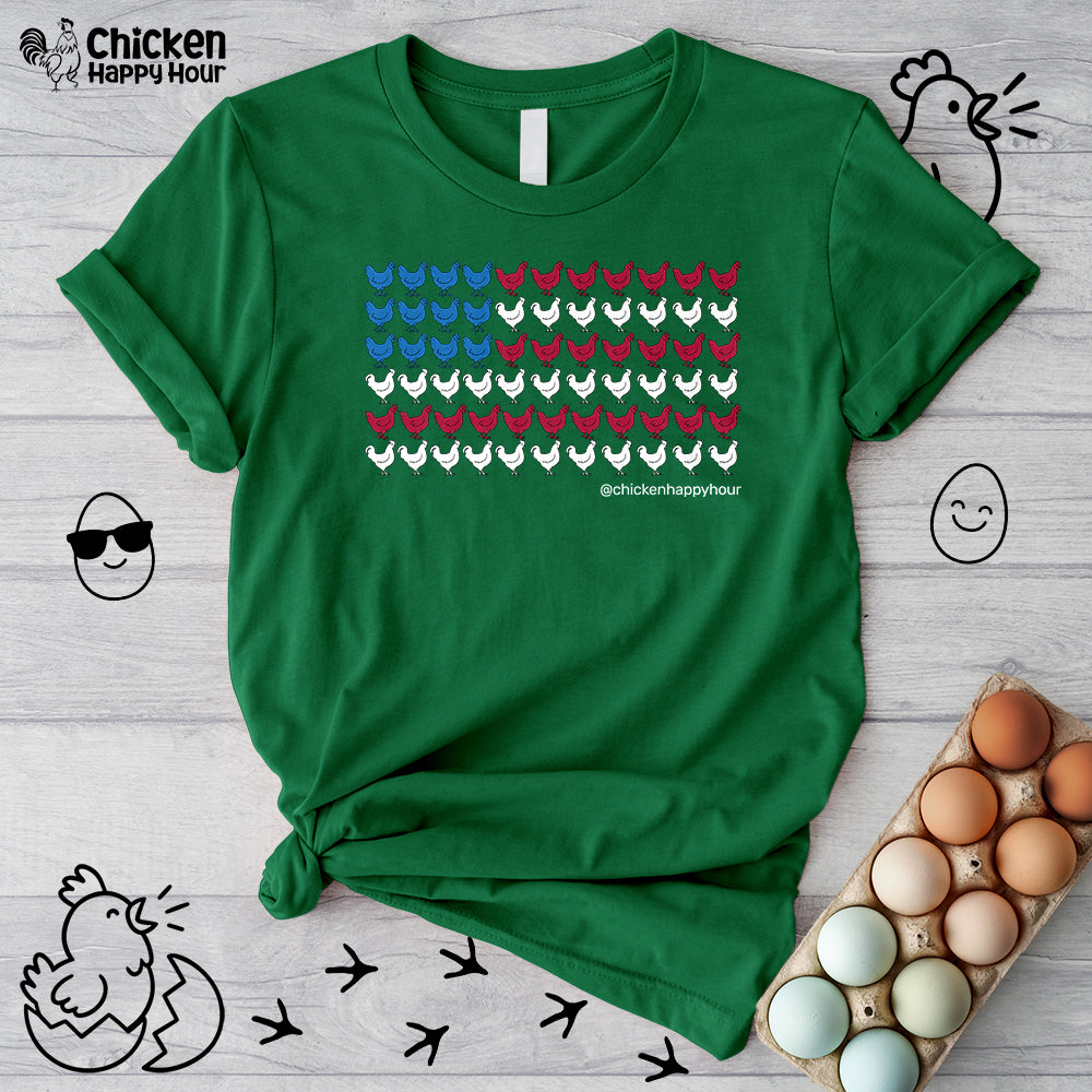 4th of July Chicken Unisex Tee