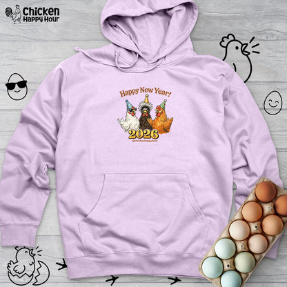 Happy New Year Hooded Sweatshirt