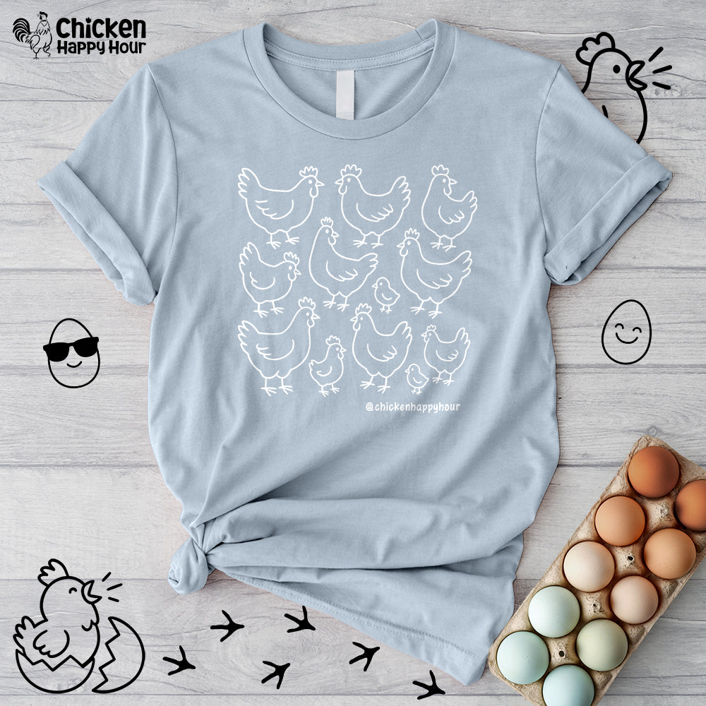 Chickens Unisex Tee
