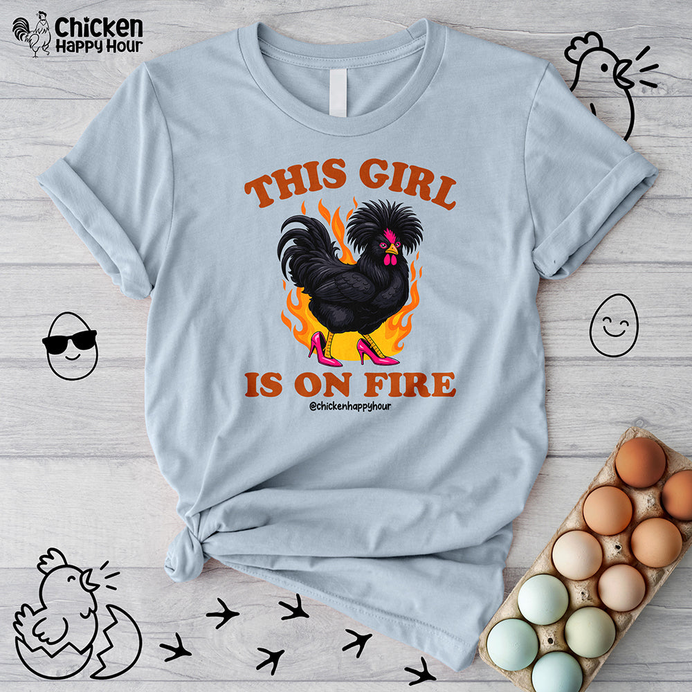 This Girl Is on Fire Unisex Tee