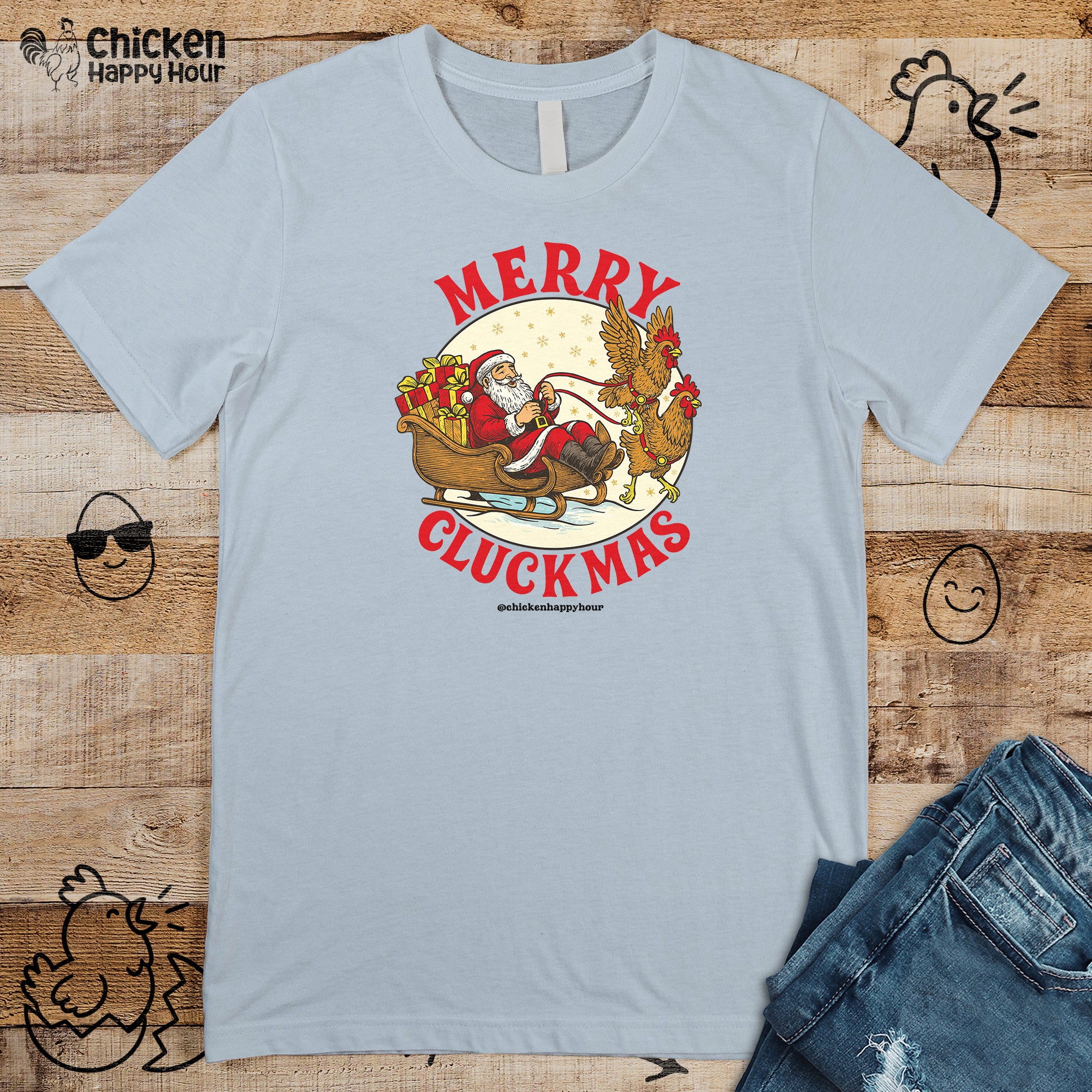 Merry Cluckmus Unisex Tee