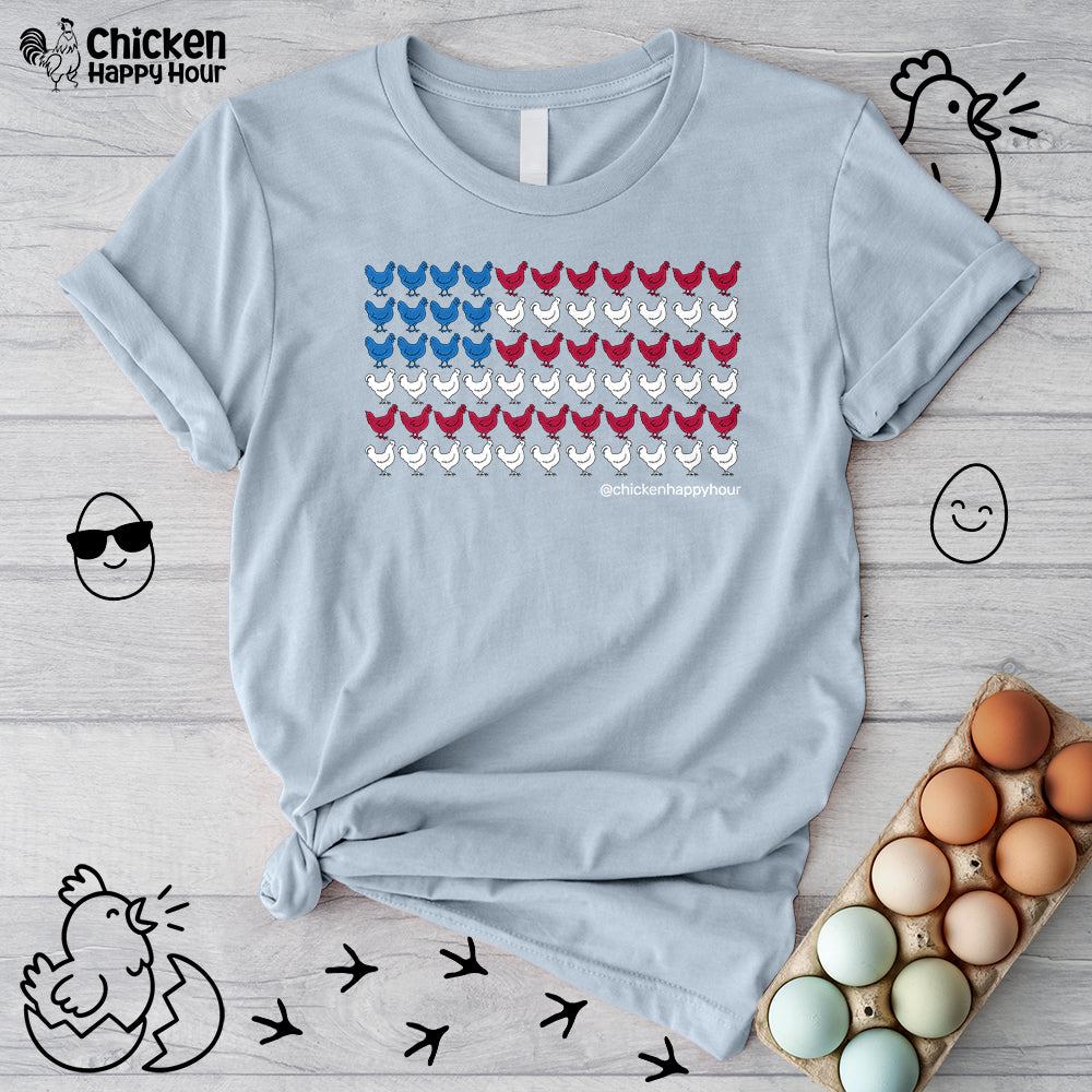 4th of July Chicken Unisex Tee
