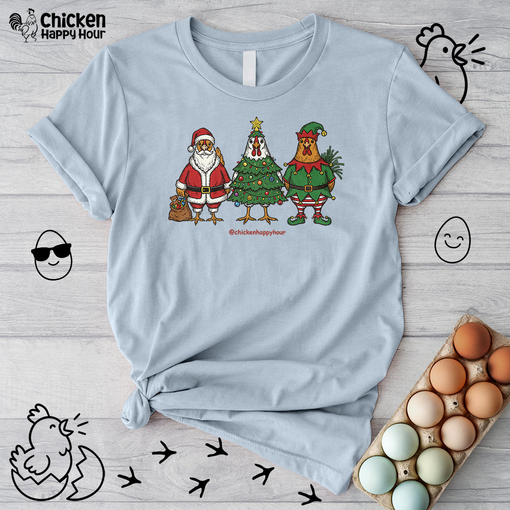 Christmas Chicken Unisex Tee
