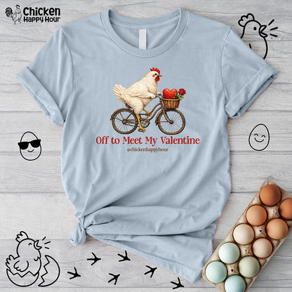 Off to Meet My Valentine Unisex Tee