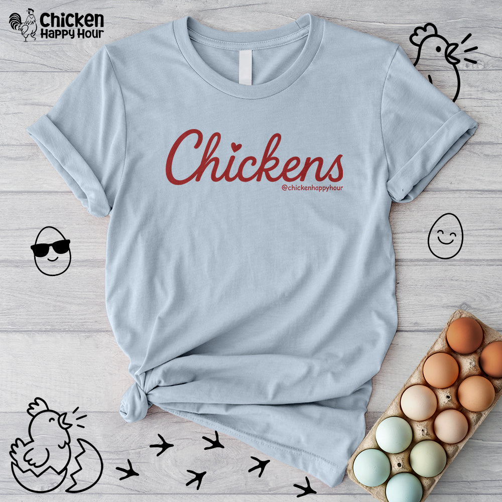 Love Chickens Unisex Tee