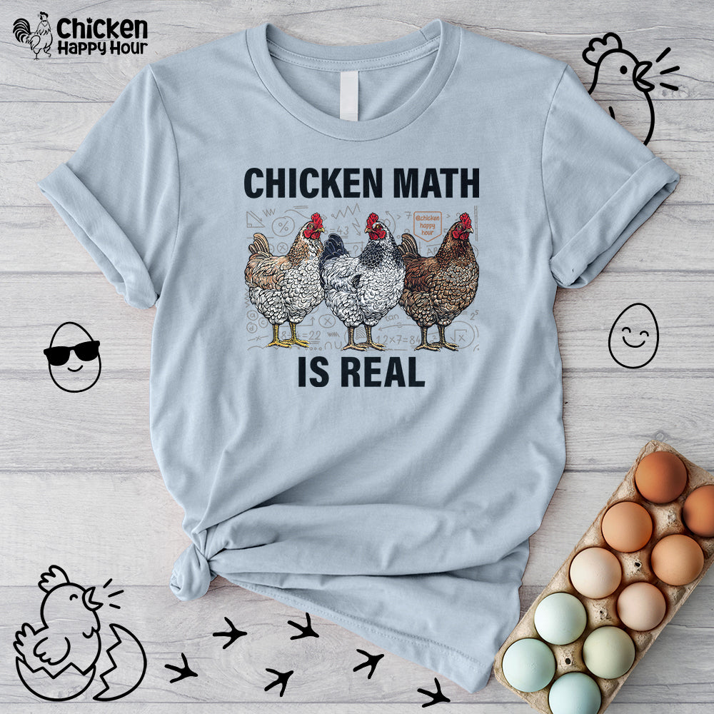 Chicken Math is Real Unisex Tee