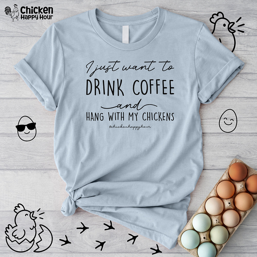I Just Want to Drink Coffee Unisex Tee