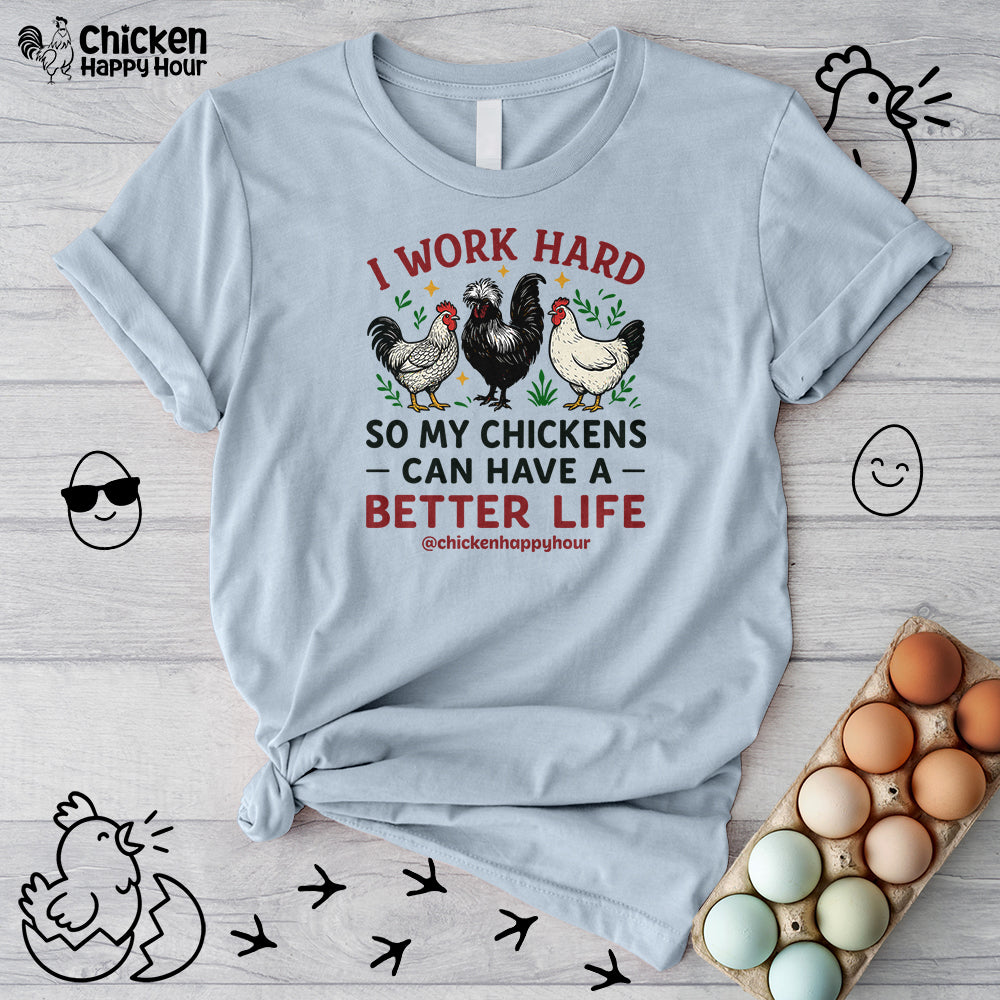I Work Hard Unisex Tee