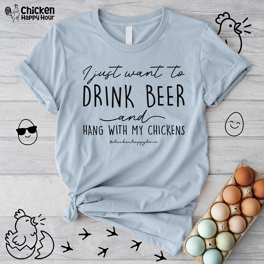 I Just Want to Drink Beer Unisex Tee