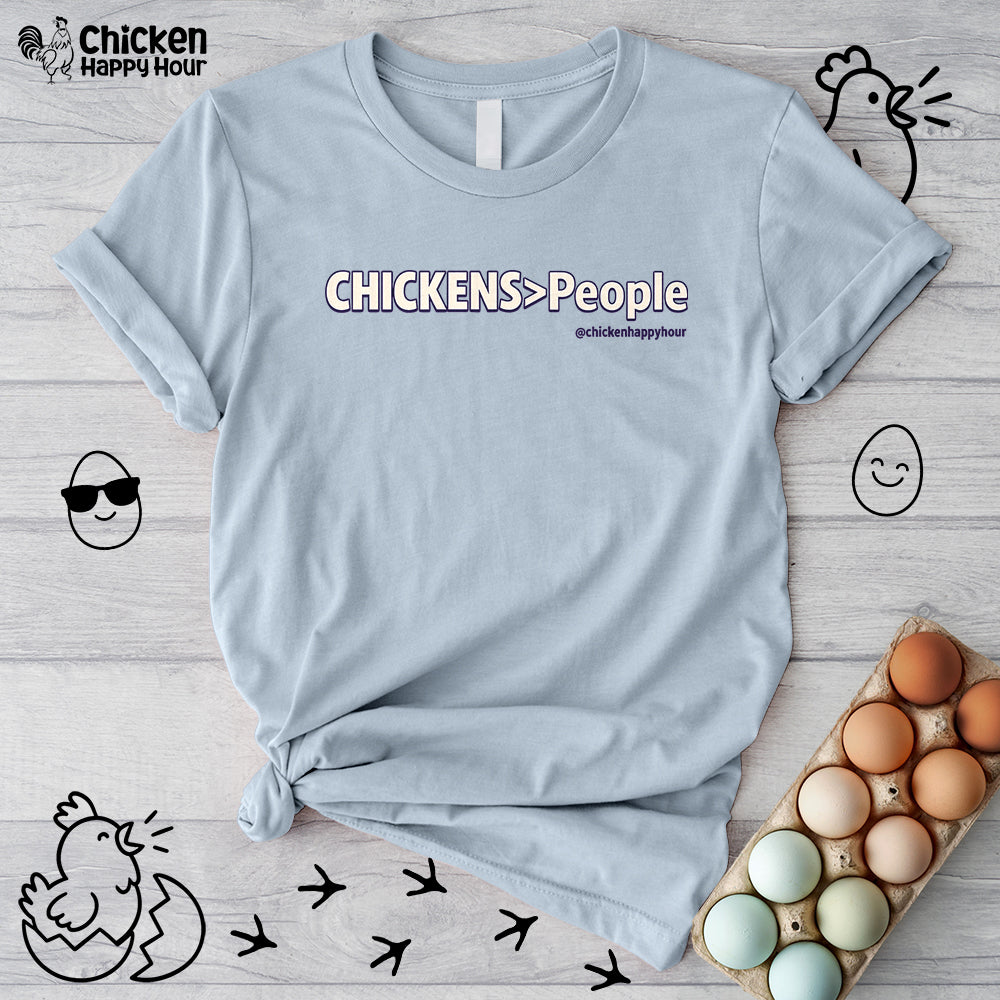 CHICKENS People Unisex Tee
