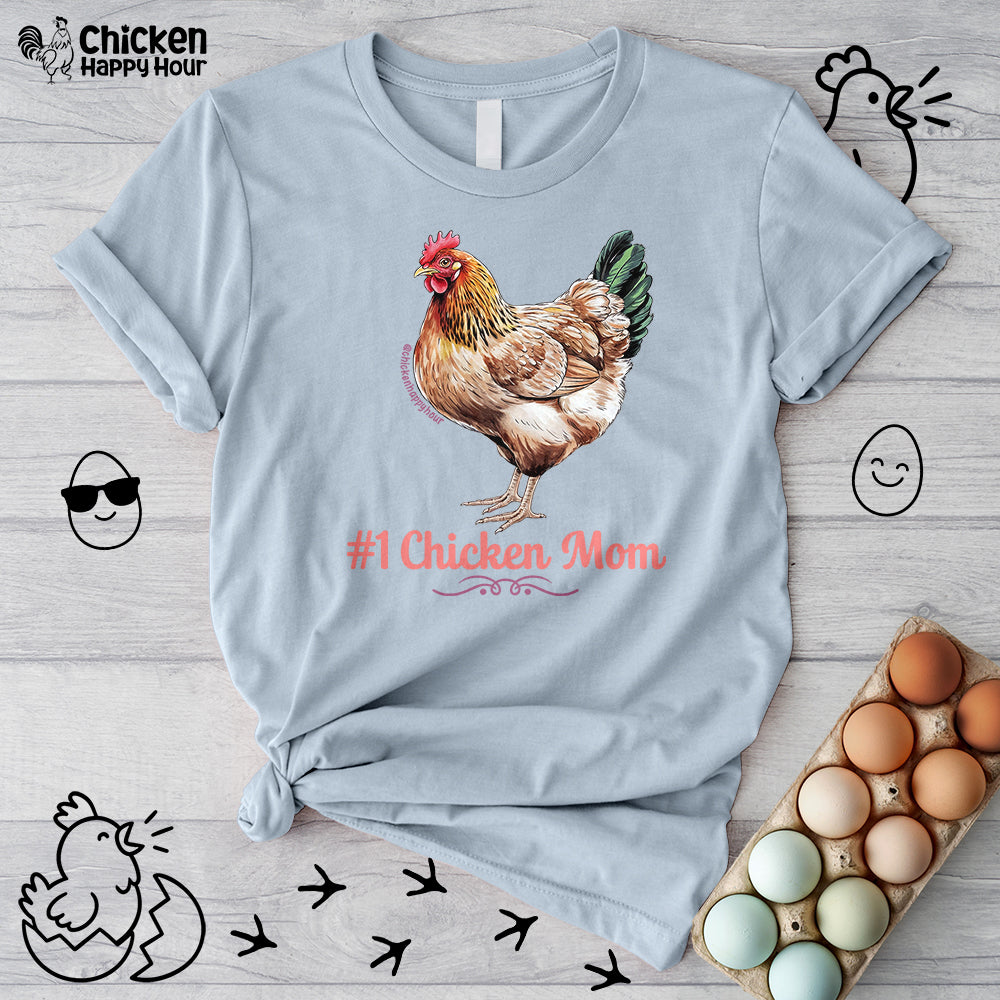 #1 Chicken Mom Unisex Tee