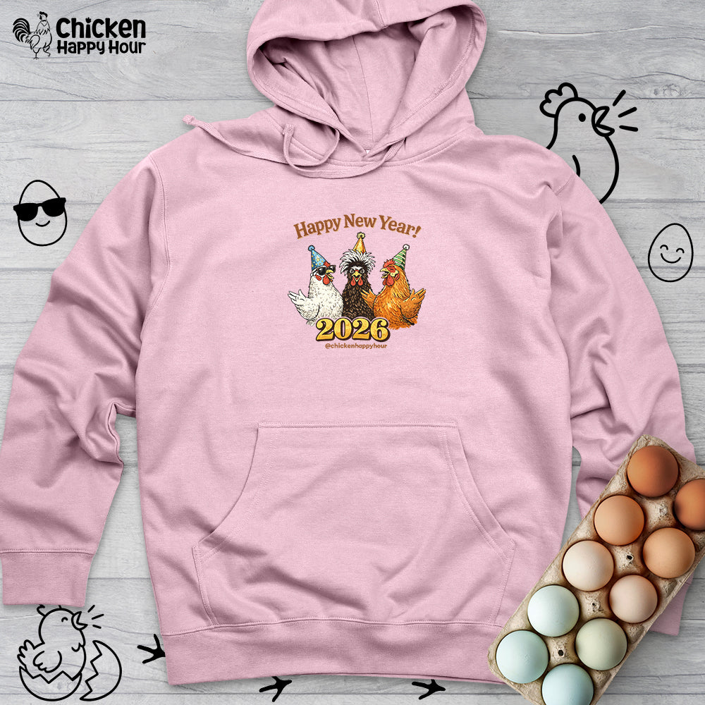 Happy New Year Hooded Sweatshirt