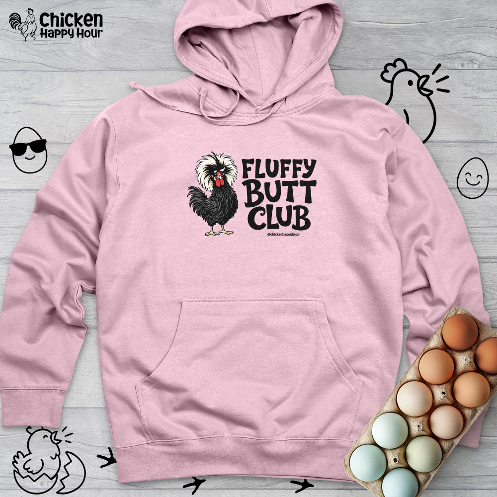 Fluffy Butt Club Hooded Sweatshirt