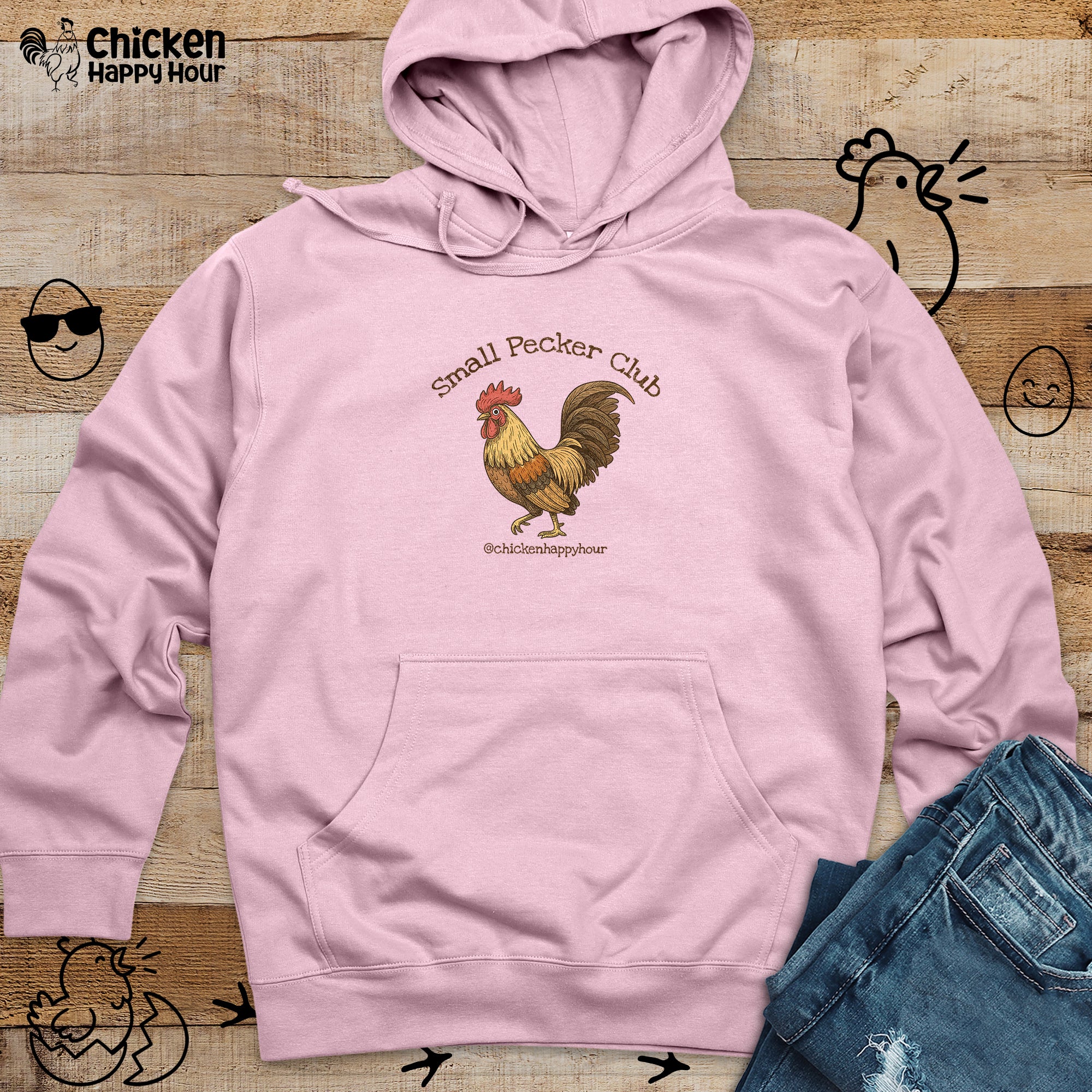 Small Pecker Club Hooded Sweatshirt