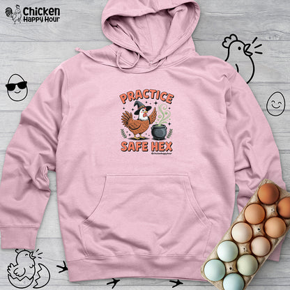 Practice Safe Hex Hooded Sweatshirt