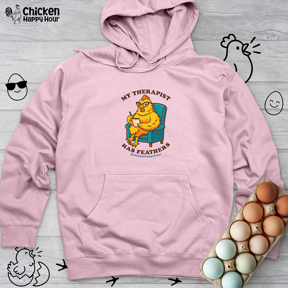 Therapist Chicken Hooded Sweatshirt